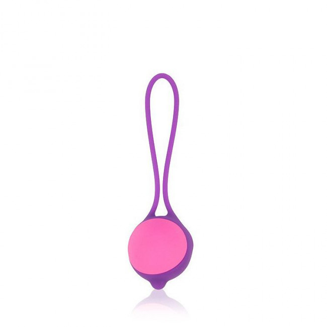 Фиолетово-розовый вагинальный шарик Cosmo, Bior toys Фиолетово-розовый вагинальный шарик Cosmo, Bior toys
