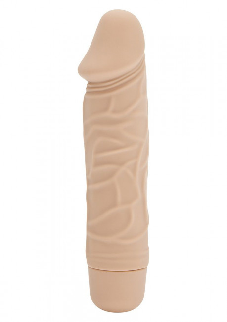 Телесный вибратор Mini Classic Original Vibe - 15,5 см., Toy Joy Телесный вибратор Mini Classic Original Vibe - 15,5 см., Toy Joy