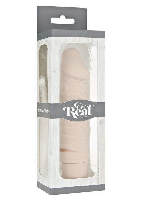 Телесный вибратор Mini Classic Original Vibe - 15,5 см., Toy Joy Телесный вибратор Mini Classic Original Vibe - 15,5 см., Toy Joy