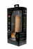 Вибратор-реалистик с кнопкой на стволе PURRFECT SILICONE DELUXE ONE TOUCH 7INCH - 18 см., Dream Toys