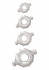 Набор из 4 прозрачных колец разного диаметра Renegade Vitality Rings, NS Novelties