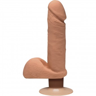 Вибратор-мулат Perfect D Vibrating 7" with Balls, Doc Johnson