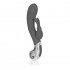 Серый вибратор Embrace Bunny Wand - 21 см., California Exotic Novelties Серый вибратор Embrace Bunny Wand - 21 см., California Exotic Novelties