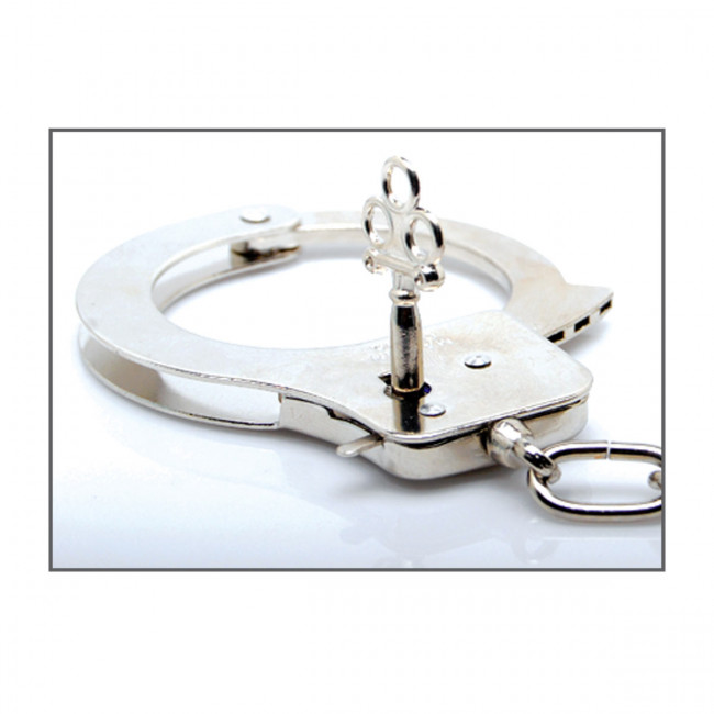 Металлические наручники Metal Handcuffs с ключиками, Pipedream