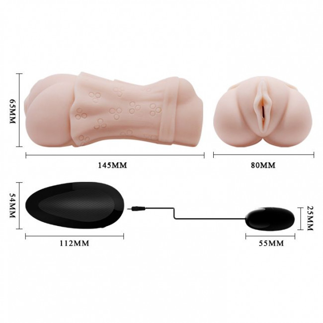 Мастурбатор с виде вагины в платье Crazy Bull Realistic Vagina, Baile