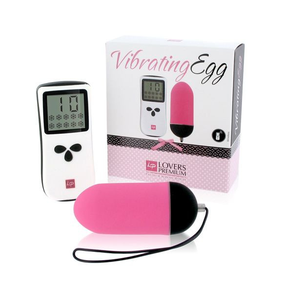 Розовое виброяйцо Vibrating Egg Pink - 8 см., LoversPremium Розовое виброяйцо Vibrating Egg Pink - 8 см., LoversPremium