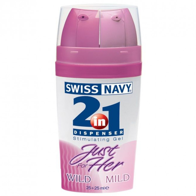 Женский возбуждающий гель Swiss Navy Lube 2-in-1 JUST FOR HER Stimulating Gels - 50 мл., Swiss navy