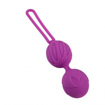 Фиолетовые вагинальные шарики Geisha Lastic Ball S , Adrien Lastic