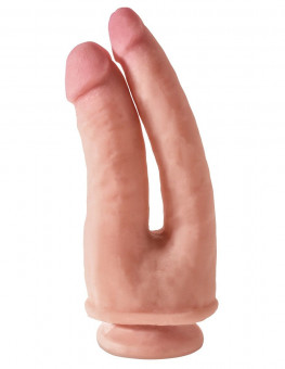 Двойной фаллоимитатор Dual Density Double Penetrator - 21,5 см., Pipedream