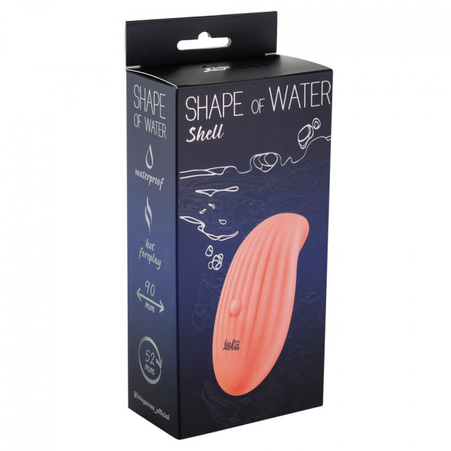 Розовый клиторальный вибратор Shape of water Shell, Lola toys Розовый клиторальный вибратор Shape of water Shell, Lola toys