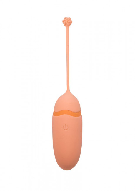 Оранжевое виброяйцо Mata Hari с пультом ДУ, Lola toys