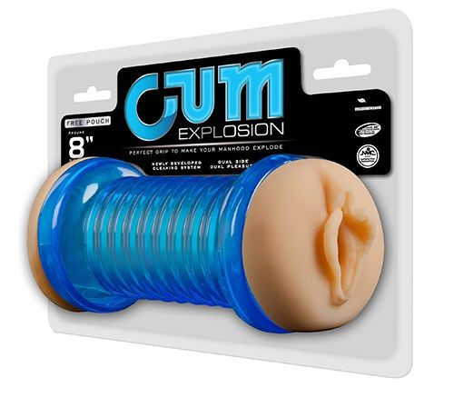 Двусторонний мастурбатор CUM EXPLOSION MASTURBATOR ANUS & VAGINA - анус и вагина, NMC
