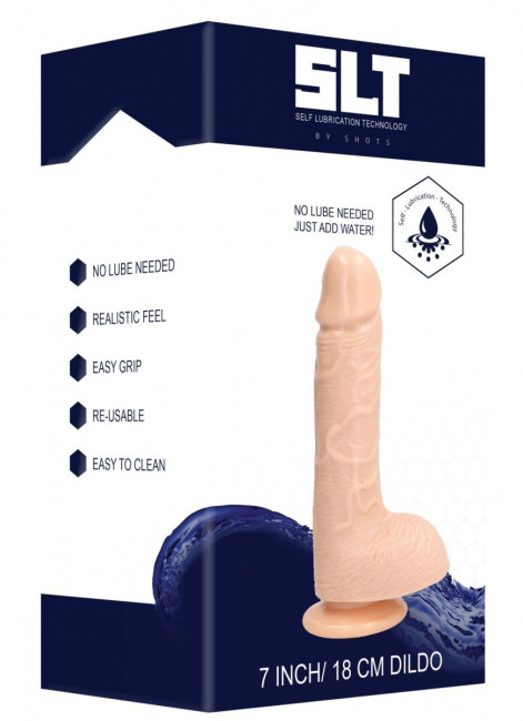Телесный реалистичный фаллоимитатор Self Lubrication Dong 7 Inch - 21,7 см. Телесный реалистичный фаллоимитатор Self Lubrication Dong 7 Inch - 21,7 см.