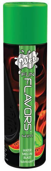 Разогревающий лубрикант Fun Flavors 4-in-1 Watermelon Blast с ароматом арбуза - 121 мл., Wet International Inc.