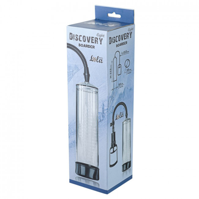 Прозрачная вакуумная помпа Discovery Light Boarder, Lola toys