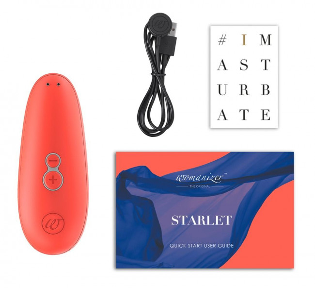 Коралловый бесконтактный клиторальный стимулятор Womanizer Starlet 2, Womanizer Коралловый бесконтактный клиторальный стимулятор Womanizer Starlet 2, Womanizer