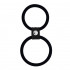 Чёрное двойное эрекционное кольцо Dual Rings Black, Dream Toys Чёрное двойное эрекционное кольцо Dual Rings Black, Dream Toys