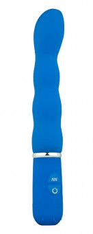 Голубой стимулятор точки G Wavy G - 20,5 см., Howells