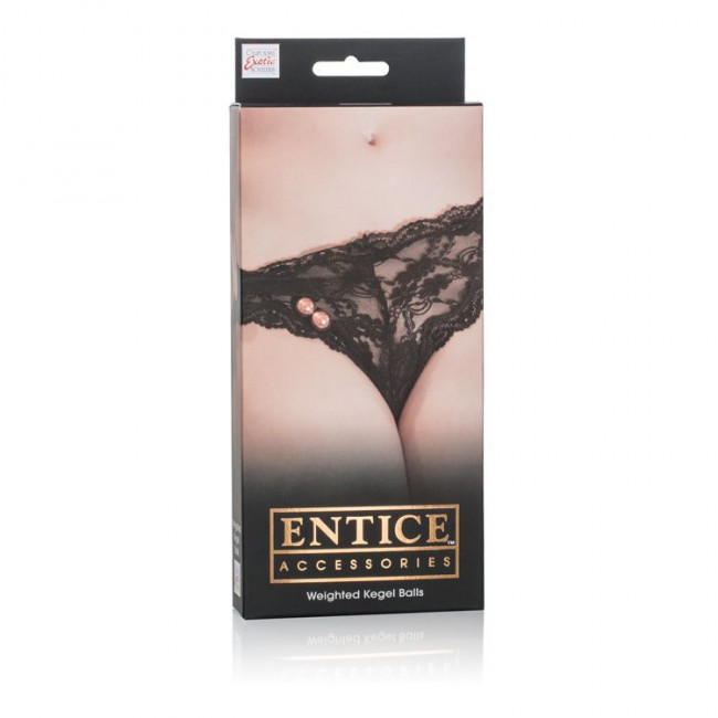 Золотистые вагинальные шарики Entice Weighted Kegel Balls, California Exotic Novelties Золотистые вагинальные шарики Entice Weighted Kegel Balls, California Exotic Novelties