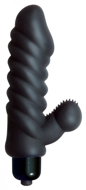 Чёрный мини-вибромассажер Mini-Specialist - 9 см., Orion