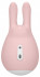 Розовый клиторальный стимулятор Love Bunny - 9,4 см., Shots Media BV