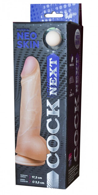 Фаллоимитатор с мошонкой COCK NEXT 6" - 17,3 см., LOVETOY (А-Полимер)