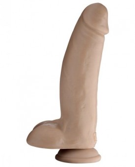 Большой гладкий фаллоимитатор Ready Steady Realistic Dildo - 26 см., XR Brands