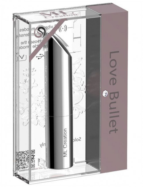 Серебристый мини-вибратор Love Bullet - 8,4 см. Серебристый мини-вибратор Love Bullet - 8,4 см.