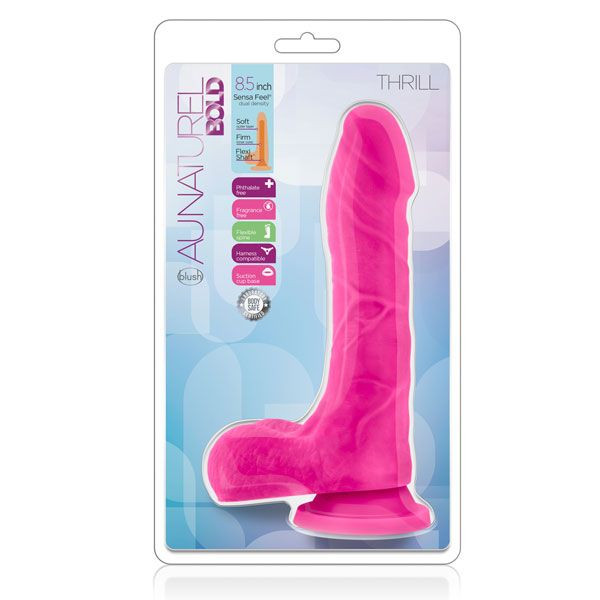 Розовый фаллоимитатор Bold Thrill 8.5 Inch Dildo - 21,6 см. Розовый фаллоимитатор Bold Thrill 8.5 Inch Dildo - 21,6 см.
