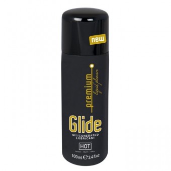 Интимный гель на силиконовой основе Premium Glide - 100 мл., HOT