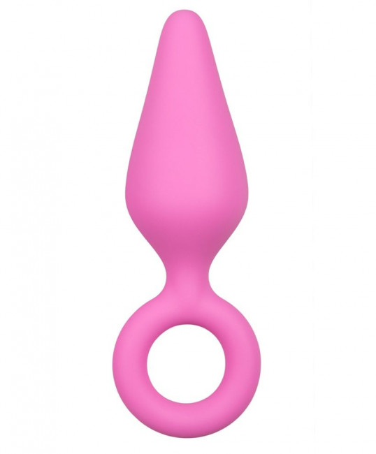 Розовая анальная пробка Pointy Plug - 15,5 см. Розовая анальная пробка Pointy Plug - 15,5 см.