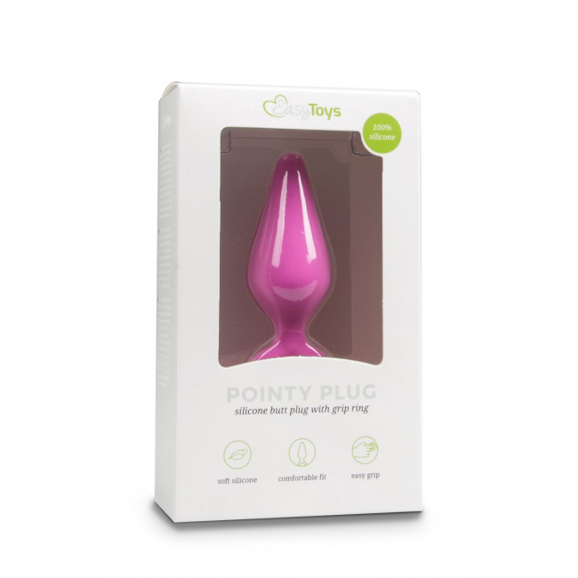 Розовая анальная пробка Pointy Plug - 15,5 см. Розовая анальная пробка Pointy Plug - 15,5 см.