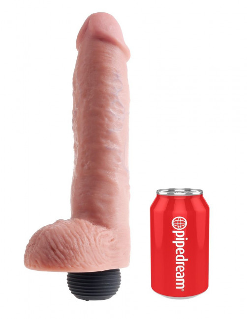 Телесный фаллоимитатор с функцией семяизвержения 11" Squirting Cock with balls - 27,9 см., Pipedream Телесный фаллоимитатор с функцией семяизвержения 11" Squirting Cock with balls - 27,9 см., Pipedream