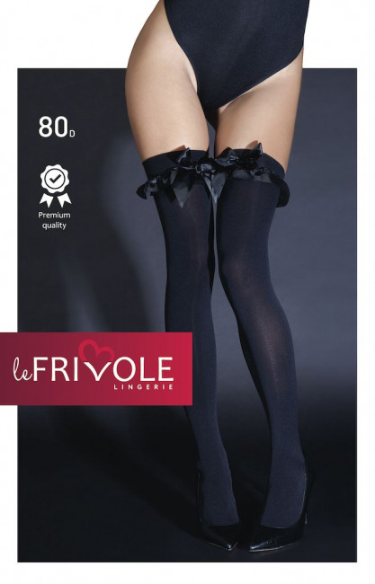Плотные чулки с атласными бантами, Le Frivole