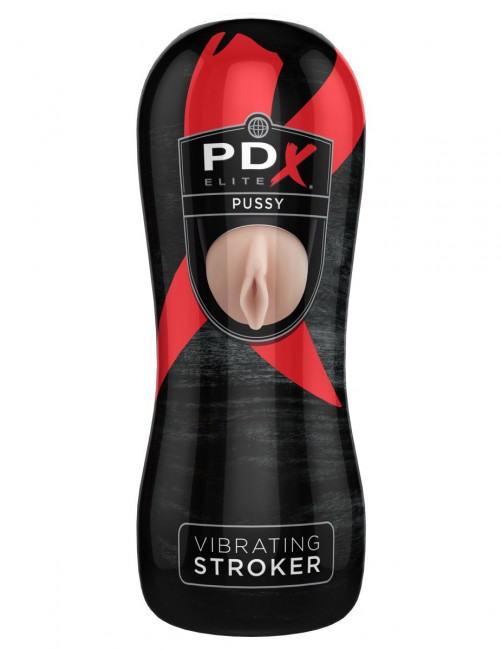 Мастурбатор-вагина Vibrating Pussy Stroker с вибрацией, Pipedream Мастурбатор-вагина Vibrating Pussy Stroker с вибрацией, Pipedream