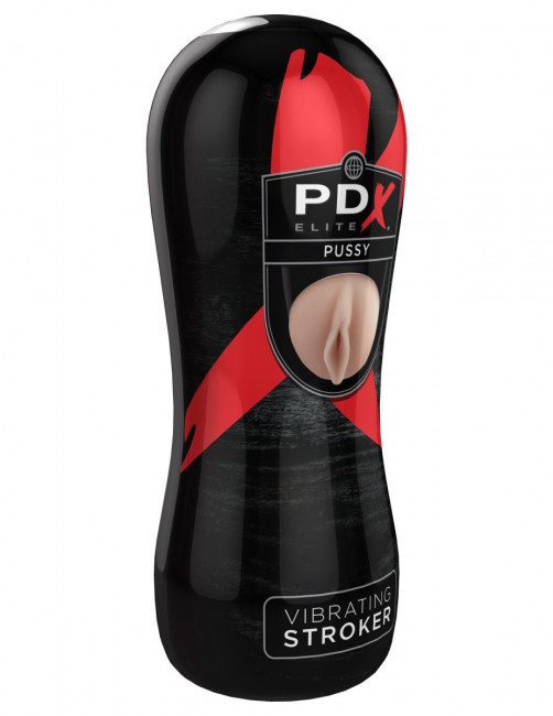 Мастурбатор-вагина Vibrating Pussy Stroker с вибрацией, Pipedream Мастурбатор-вагина Vibrating Pussy Stroker с вибрацией, Pipedream
