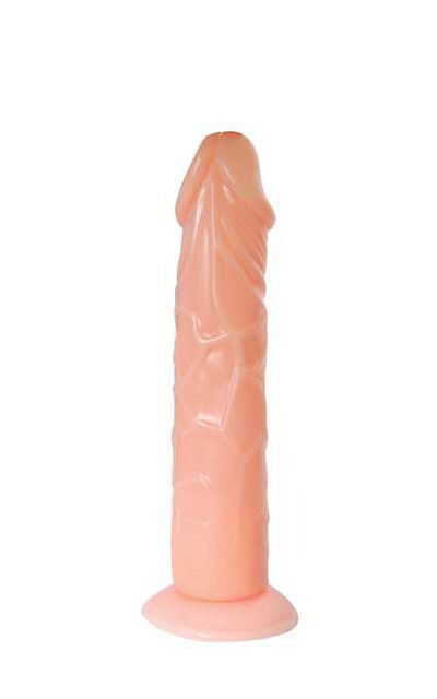  Реалистичный телесный фаллоимитатор - 18,5 см., Bior toys