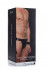 Чёрный полый страпон Hollow Twisted Strap On - 20 см., Shots Media BV
