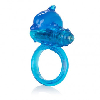 Эрекционное кольцо с вибрацией One Touch Dolphin, California Exotic Novelties