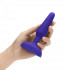 Фиолетовая анальная вибропробка с 3 источниками вибрации TRIO REMOTE CONTROL PLUG  PURPLE - 13,5 см., b-Vibe