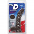 Коричневый фаллоимитатор The D Ragin' D 9" Chocolate - 22,86 см., Doc Johnson