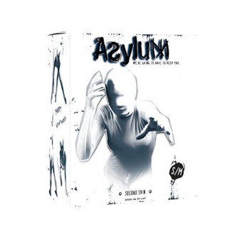 Белый кэтсьюит Asylum с маской на голову размера S/M, Topco Sales