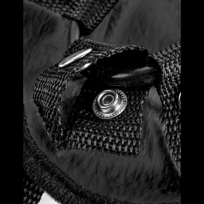 Женские трусики для страпона Vibrating Plush Harness, Pipedream