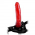 Женские трусики для страпона Vibrating Plush Harness, Pipedream