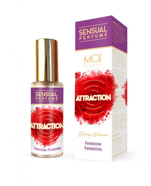 Женская парфюмированная вода FEMININE PERFUME WITH SENSUAL ATTRACTION - 30 мл., Mai cosmetics