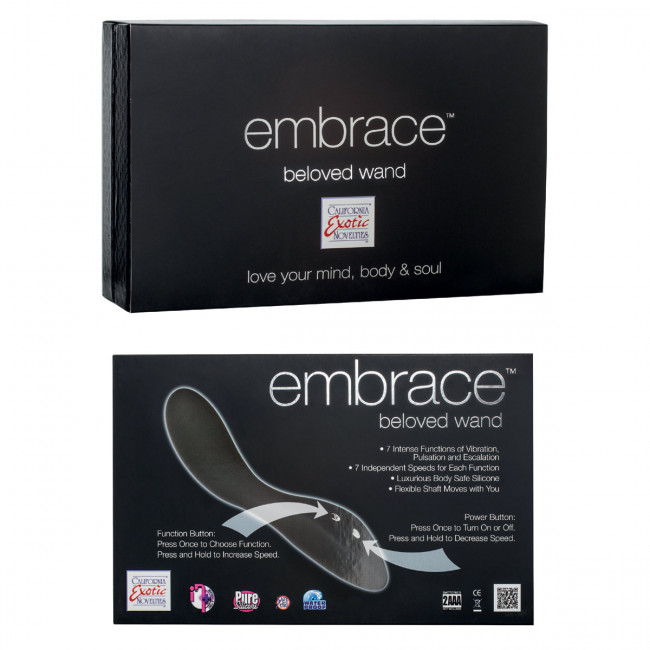 Серый вибратор EMBRACE BELOVED WAND - 20 см., California Exotic Novelties Серый вибратор EMBRACE BELOVED WAND - 20 см., California Exotic Novelties