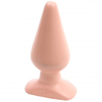 Анальная пробка телесного цвета Butt Plugs Smooth Classic Large - 14 см., Doc Johnson