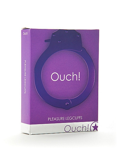 Фиолетовые оковы на ноги Pleasure Legcuffs, Shots Media BV