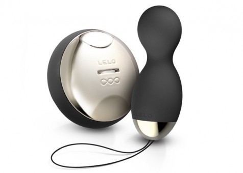 Вагинальные шарики Hula Beads Black с ДУ, Lelo