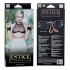 Черные мягкие наручники Entice French Cuffs с цепью, California Exotic Novelties